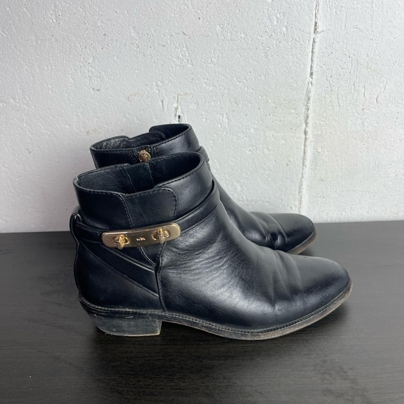 Coach  Coleen Black leather Boot size 6 - Picture 3 of 11